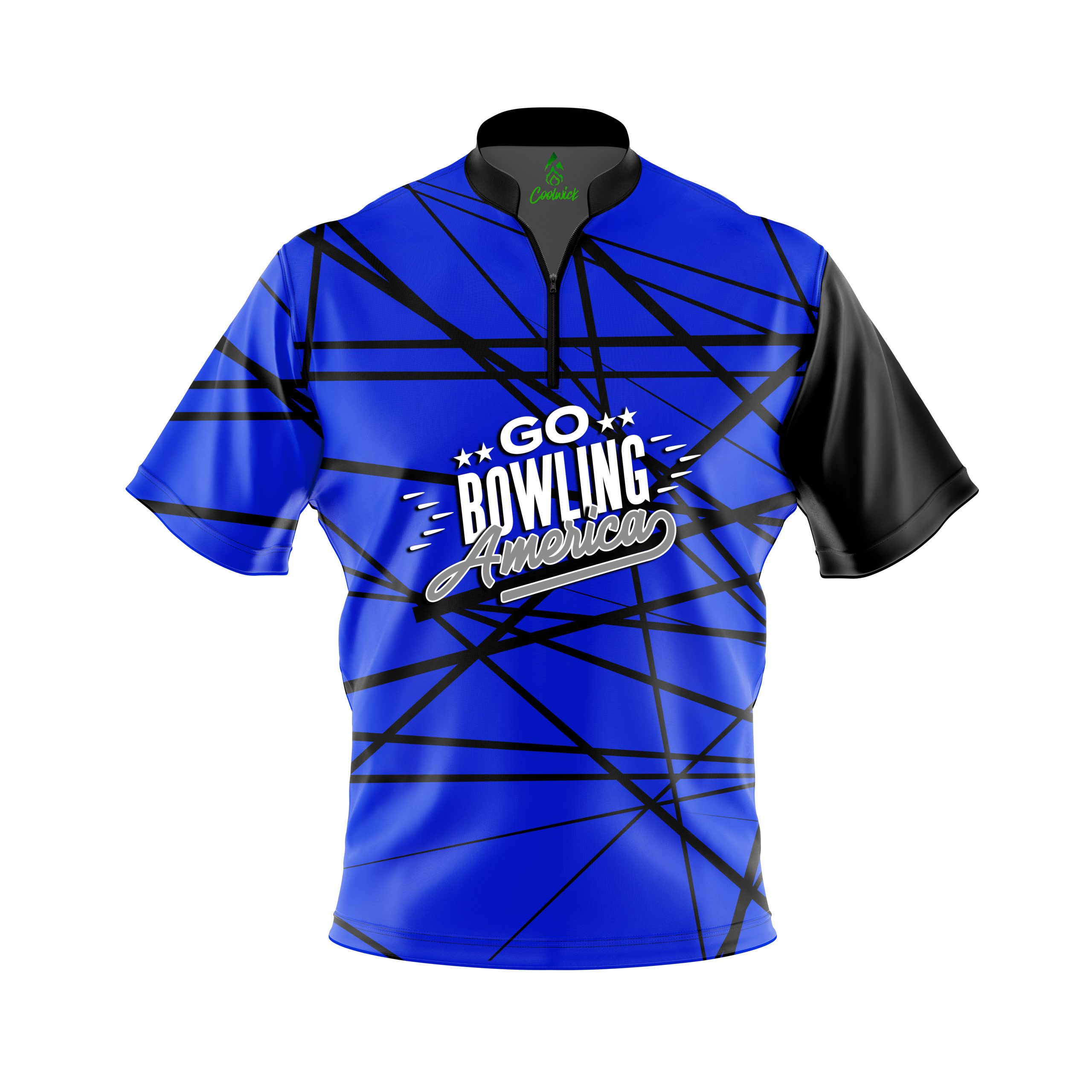 Go Bowling Official Distracted Blue 2023 League Bowling Jersey ...