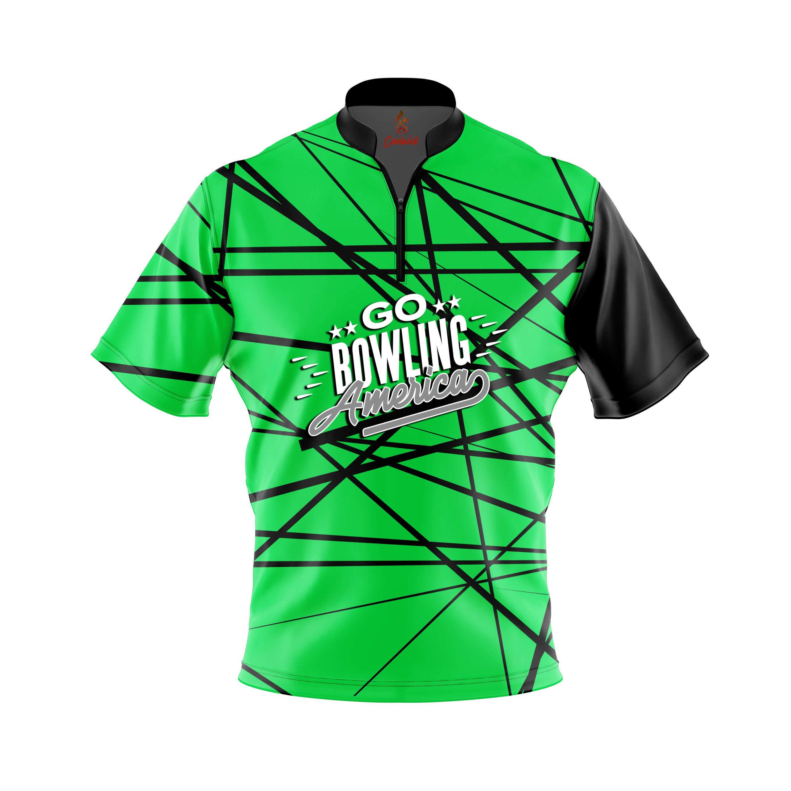 Go Bowling Official Distracted Green 2023 League Bowling Jersey ...