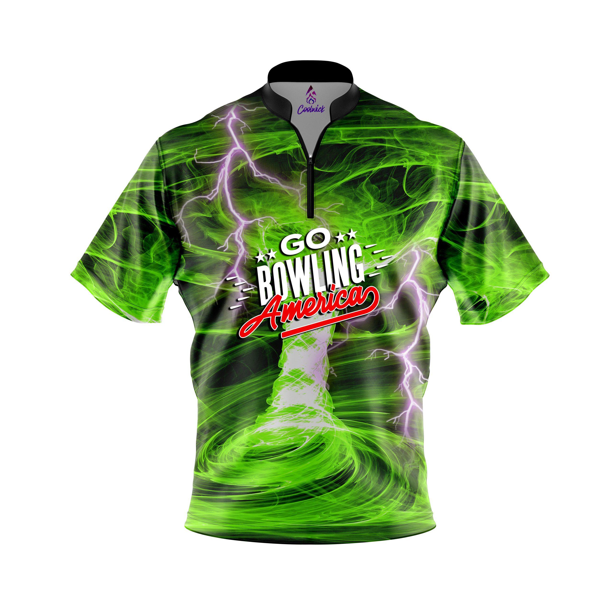 Go Bowling Official Green Tornado 2023 League Bowling Jersey ...