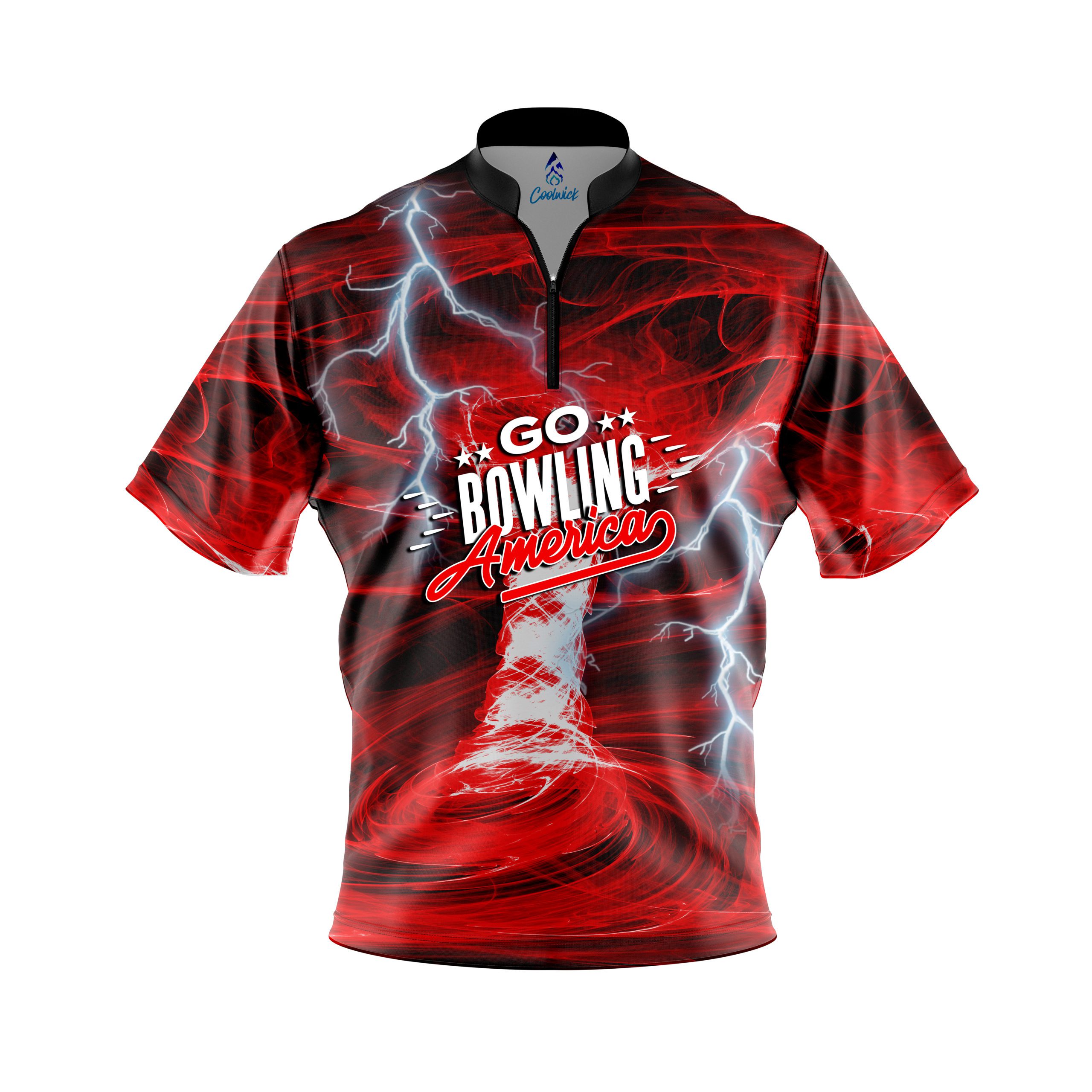Go Bowling Official Red Tornado 2023 League Bowling Jersey - GoBowling ...